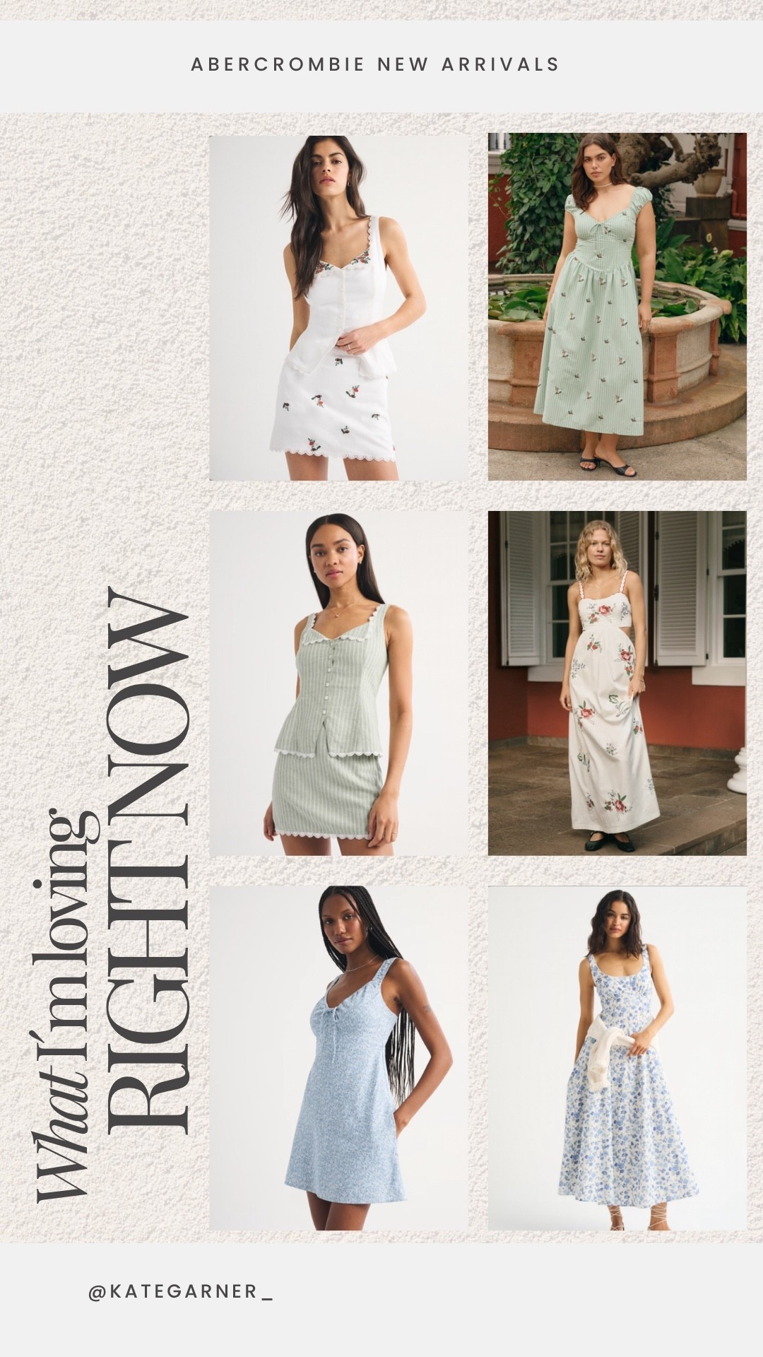 Abercrombie new arrivals in loving 
Summer outfit summer dress brunch outfit 

#LTKootd #LTKSaleAlert
