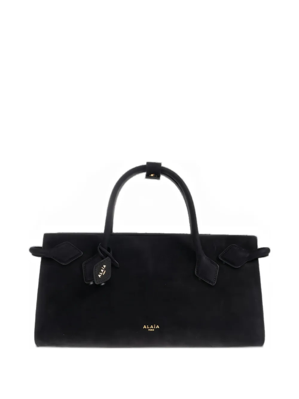 Alaïa Small Knotted Suede Tote Bag | Black | FARFETCH NL | Farfetch Global