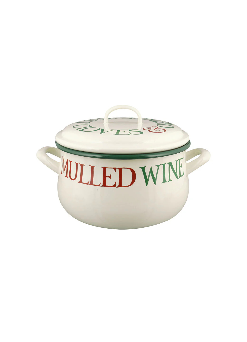 Christmas Toast & Marmalade Medium Enamel Cooking Pot | Emma Bridgewater (UK)