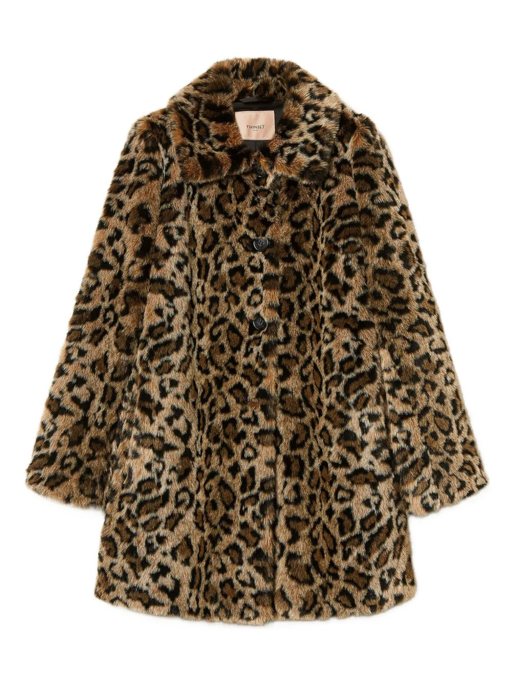 leopard-print faux-fur coat | Farfetch Global