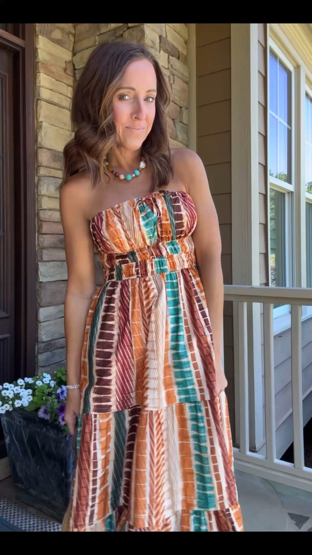 Somerset strapless maxi dress. Boho print dress. Summer maxi dress. 
Use code TWOPEAS20 for 20% off. 
Dress XS reg. 
@anthropologie #anthropartner

#LTKootd #LTKSeasonal #LTKSaleAlert