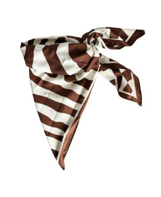 Headbands of Hope Women's Satin Striped Headscarf - Brown | Macy's