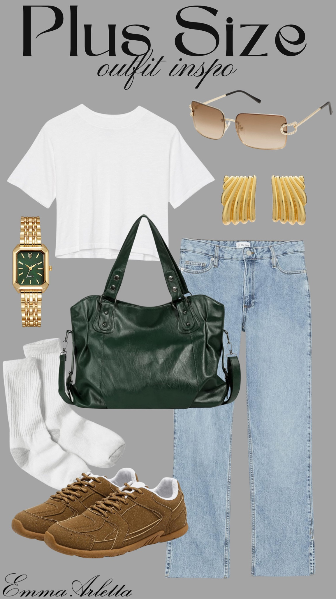 Casual outfit inspo 🤍

Casual outfit, spring outfit, denim, jeans, sneakers, sunglasses, chic outfit 

#LTKPlusSize #LTKSeasonal #LTKStyleTip