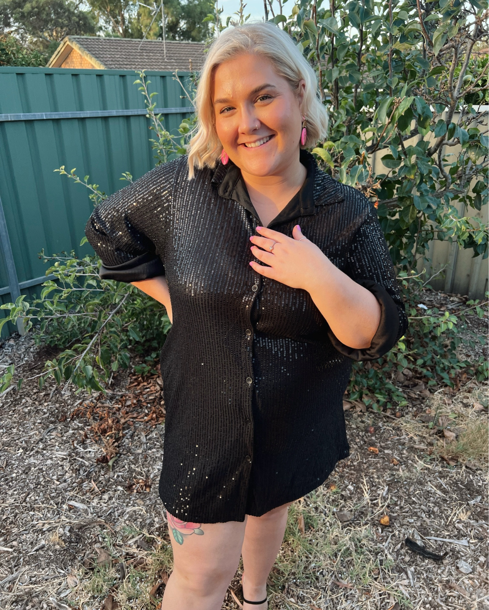 Nothing a mini sequin dress can’t fix 🖤 Discount Code: MONTANA12

#LTKmidsize #LTKplussize