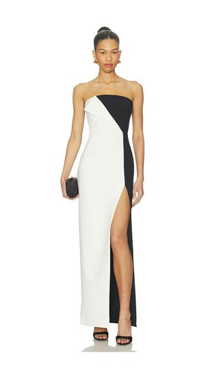 Ronny Kobo River Dress in Black,White. - size S | Revolve Clothing (Global)