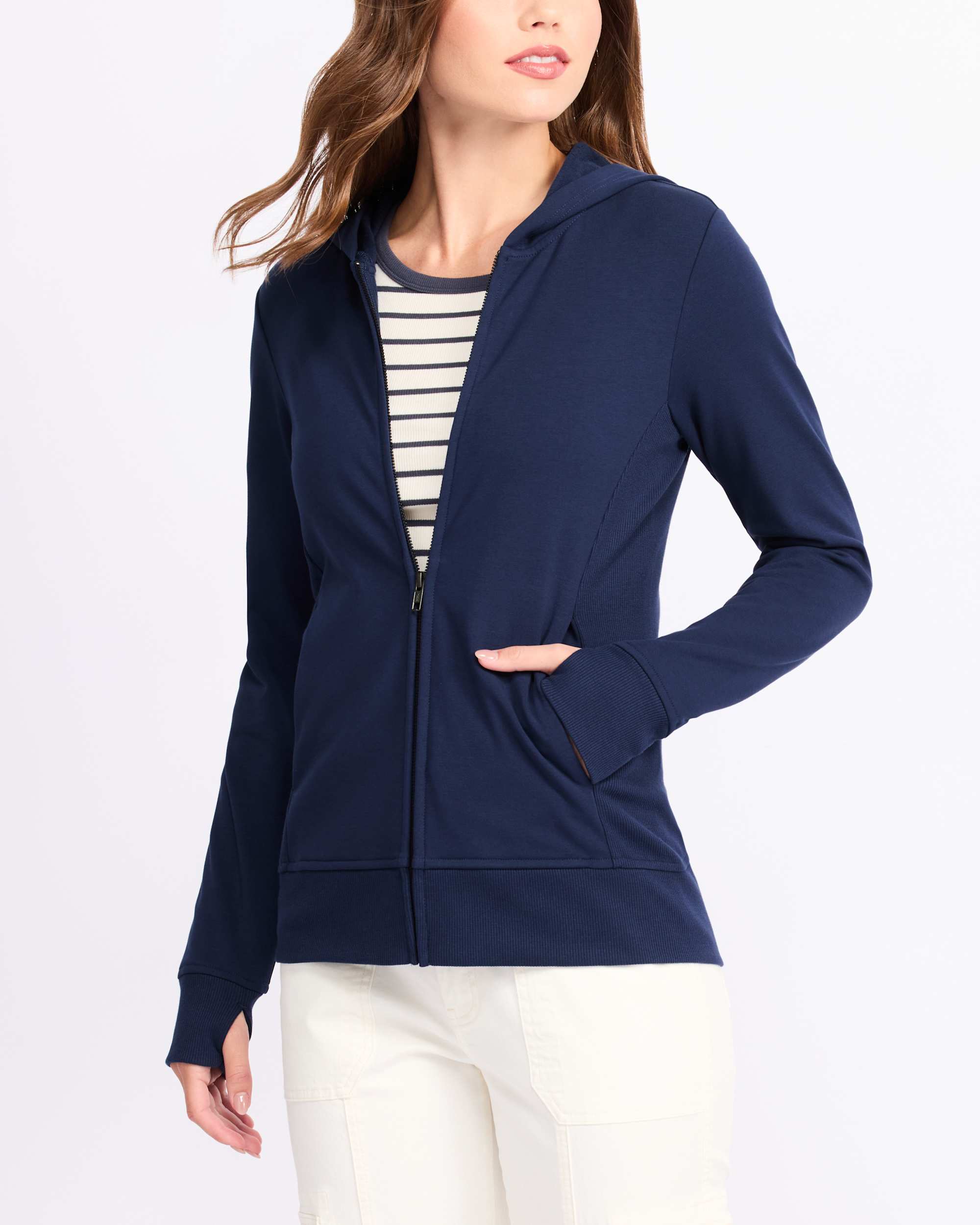 Wandersoft Fleece Full Zip Hoodie | Stitch Fix