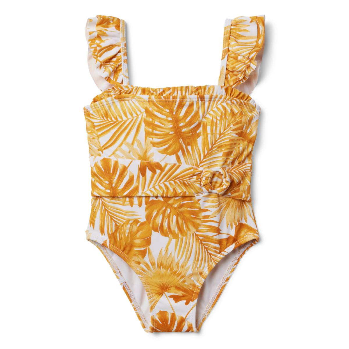 Palm Belted Swimsuit | Janie and Jack