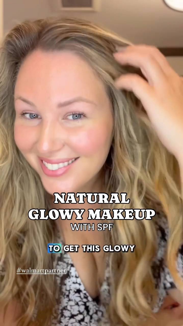 Stay protected from the sun this summer, my beautiful babes! Filmed a glowy natural spf makeup look for you perfect for this time of year! Here’s what I used in order!
1. Hero rescue balm - for redness 
2. Elf whoa glow SPF tinted sunscreen “sunbeam"
3. Elf bronzing drops in “pure gold”
4. Elf glam satin foundation
5. Elf halo glow liquid filter
6. Elf putty blush for cheeks and eyes “Turks and Caicos”
7. NYX butter gloss “crème brûlée”
8. NYX lipliner “dainty daze”
9. Maybelline lipstick 233 “pink rose”
10. Elf suntouchable spf 45 setting spray 

@walmart #walmartpartner #walmartbeauty 

#LTKxelfCosmetics #LTKxWalmart #LTKOver40