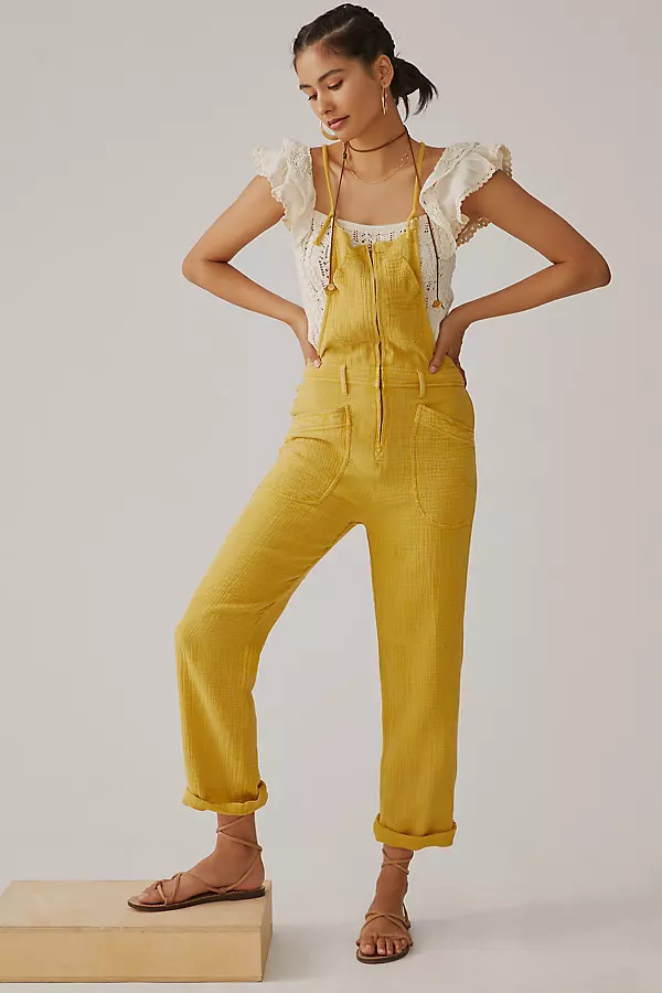 Pilcro Gauze Painter's Overalls By Pilcro in Assorted Size SZ 30 TALL | Anthropologie (US)