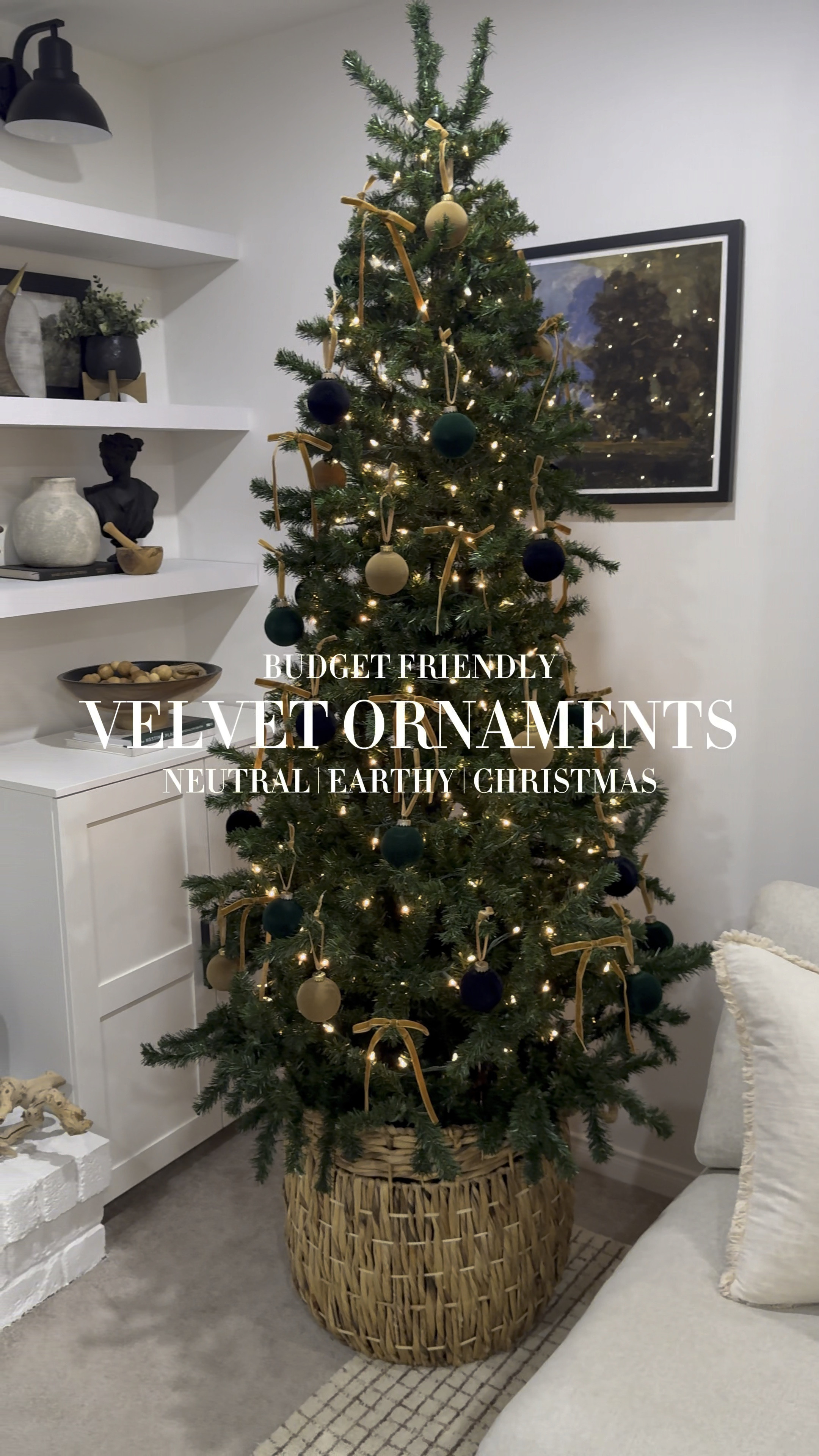 The most beautiful velvet ornaments! I bought them in Brown, Green and Black and added the prettiest velvet ribbon to hang them! 

#velvetornaments #treeornaments #christmastree #holidaydecorating #christmasdecor #neutralchristmas #budgetfriendly

#LTKHoliday #LTKVideo #LTKSeasonal