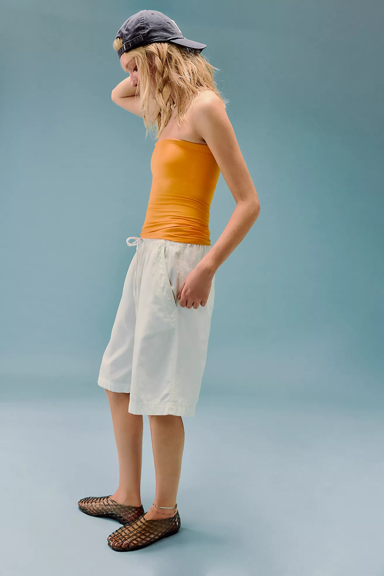 Saylor Poplin Pull-On Shorts | Free People (Global - UK&FR Excluded)