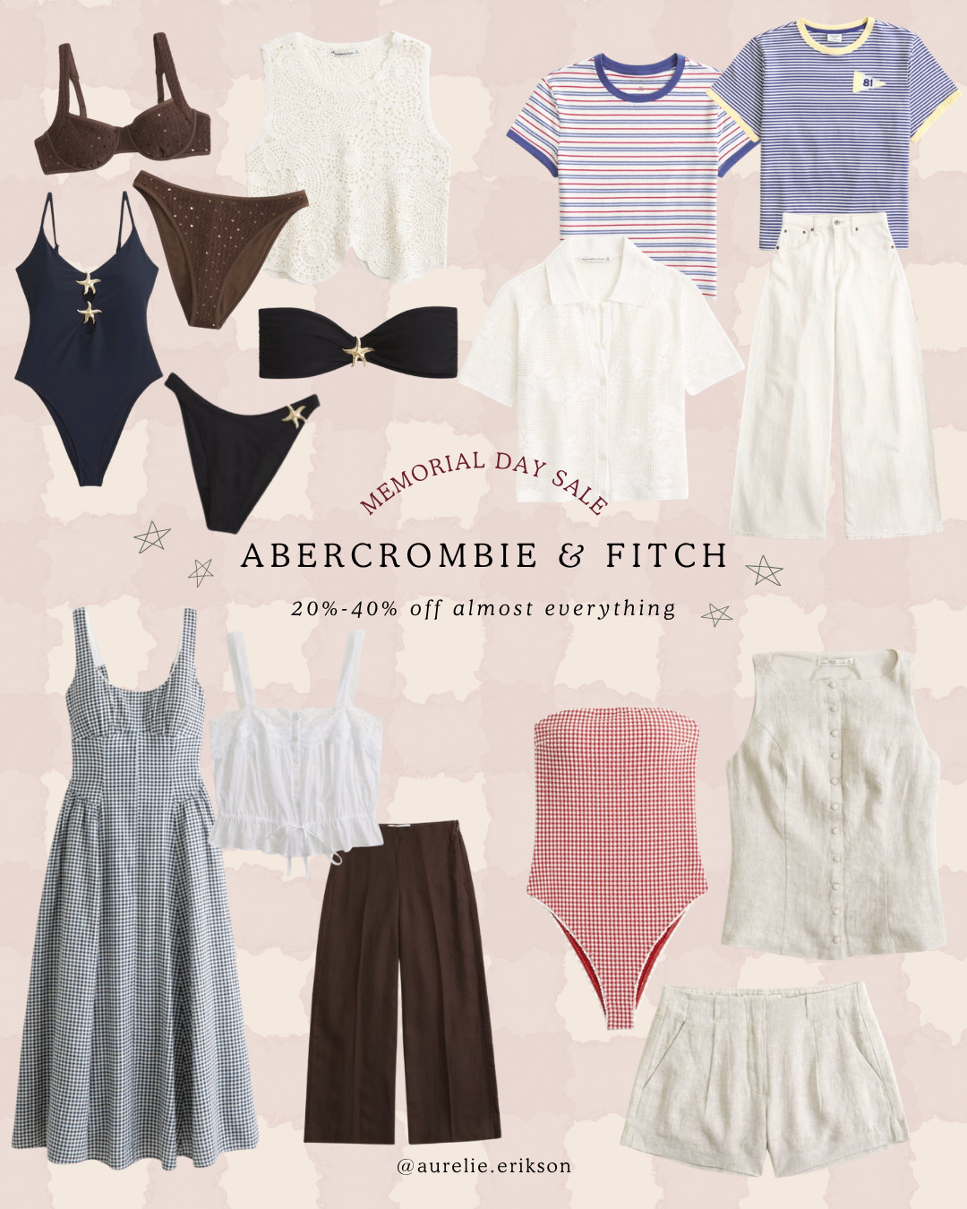 Memorial Day Sale with Abercrombie & Fitch! 20-40% off EVERYTHING! 

 #LTKSaleAlert #LTKSwim