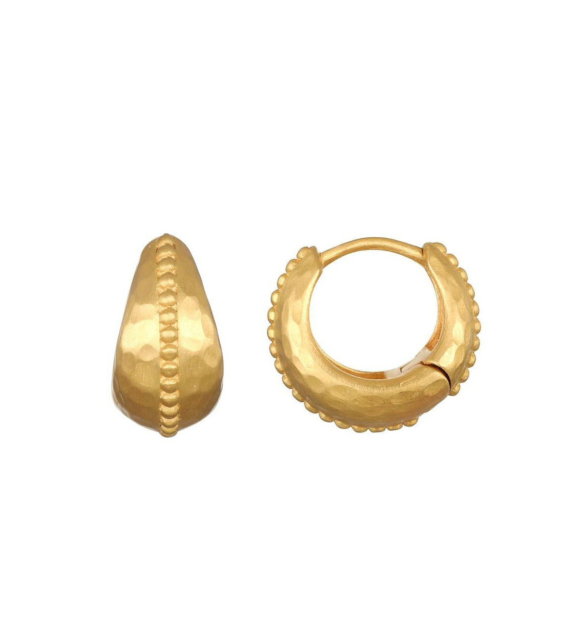 Satya Jewelry Little Joys Dot Huggie Hoop Earrings | Macy's