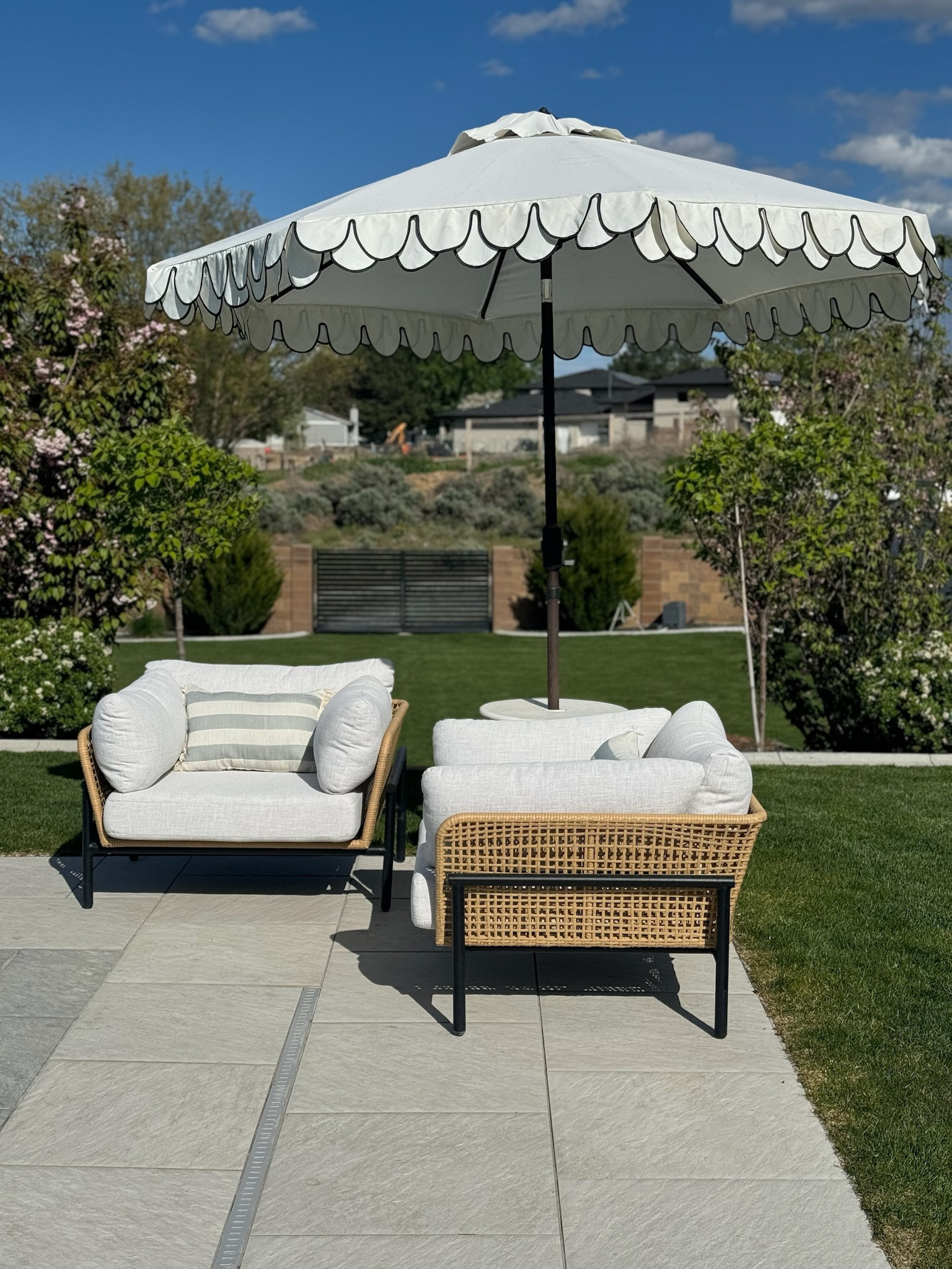 One of my favorite outdoor moments! This umbrella is back in stock and so good! 

#LTKStyleTip #LTKSeasonal #LTKHome