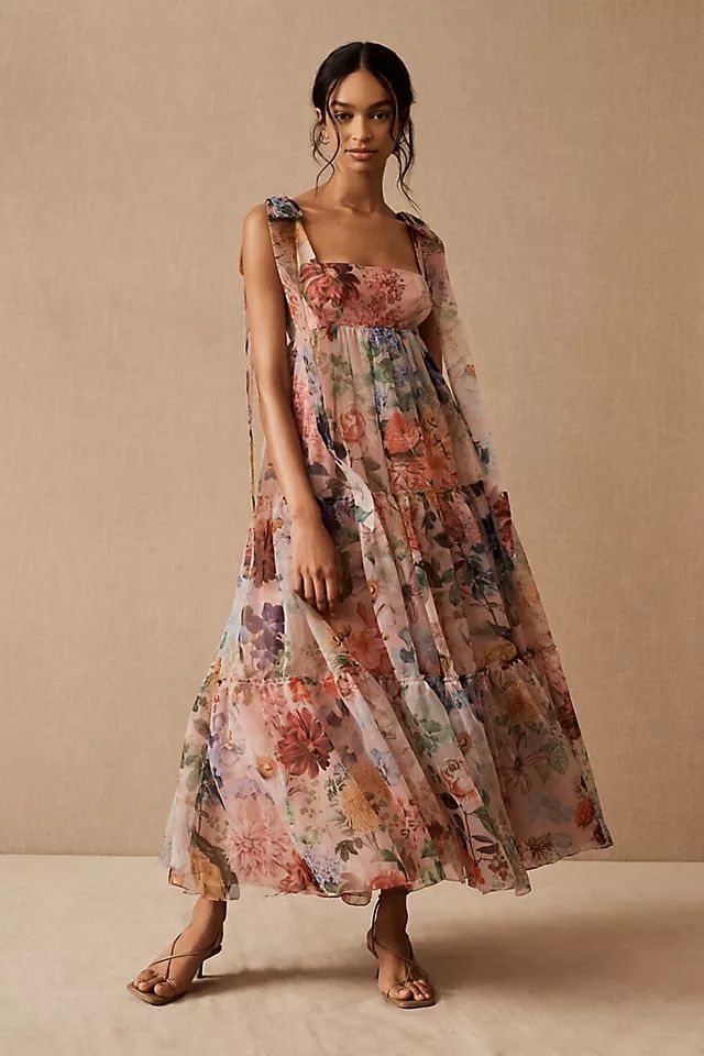 BHLDN Marcella Flower Dress | Anthropologie (US)
