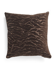 Made In Usa 20x20 Lucenta Zebra Yarn Dyed Woven Chenille Pillow | Home | Marshalls | Marshalls
