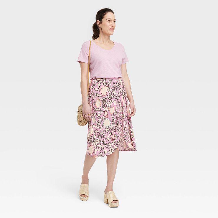 Women's Drapey A-Line Wrap Skirt - Knox Rose™ | Target
