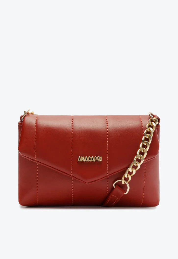 Bolsa Tiracolo Vermelha Anacapri Pequena Acolchoada | ZZ Mall (BR)