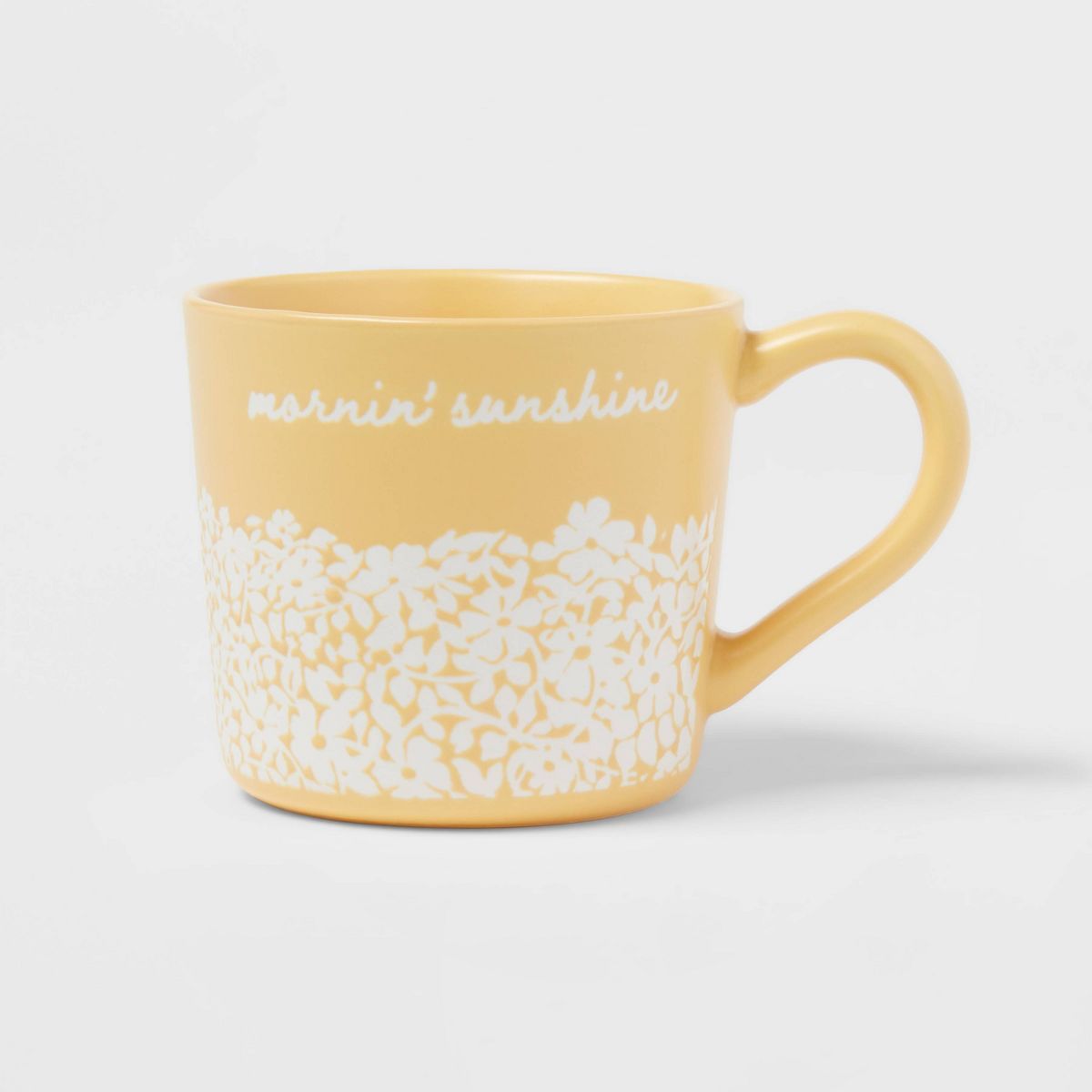 15oz Margo 'Mornin' Sunshine' Drinkware Mug Yellow - Threshold™ | Target