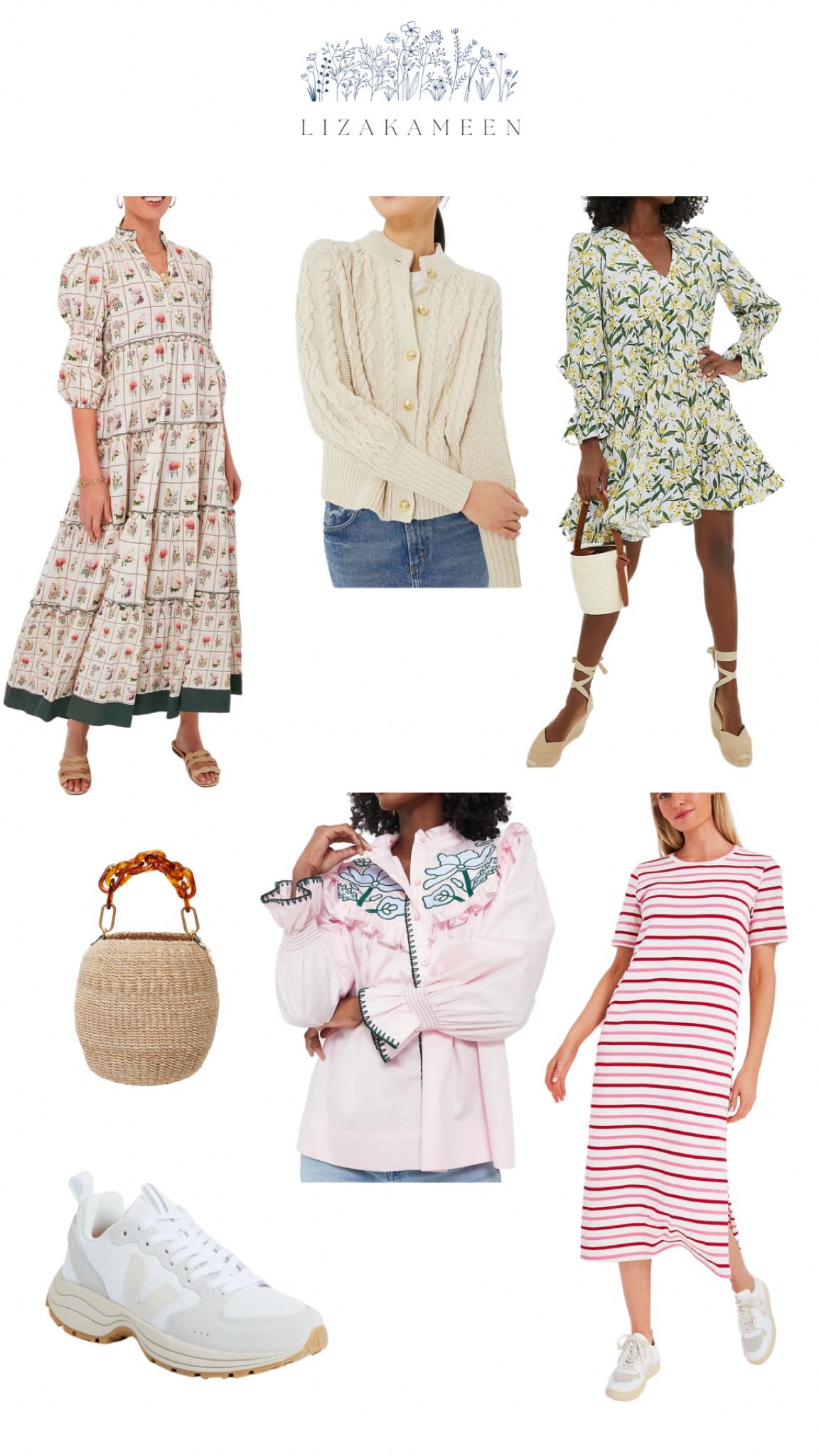 My latest Tuckernuck order! Give me all of the florals! Obsessed with this top and dress for $130. This Lug Von Siga top is the prettiest I’ve ever seen and loving this Anna Cate dress! These Vejas are going fast and are so good!! 

#LTKSeasonal #LTKshoecrush #LTKstyletip