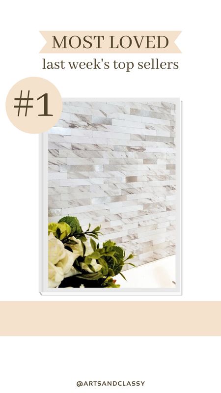 These peel and stick wall tiles are this week’s best seller! They’re from Wayfair and perfect for your next home DIY project!

#LTKsalealert #LTKhome #LTKfindsunder50