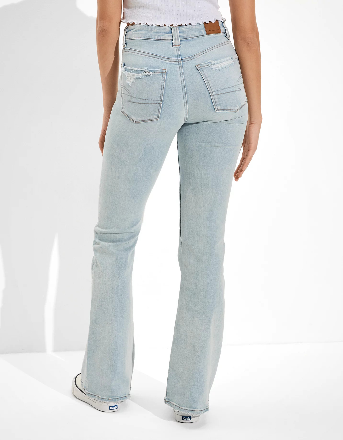 AE Ne(x)t Level Super High-Waisted Flare Jean | American Eagle Outfitters (US & CA)