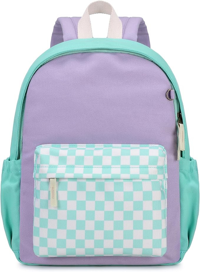Kids Backpacks 14.6in Canvas Backpack for School, Ideal for Preschooler & Big Children Aged 4 to ... | Amazon (US)