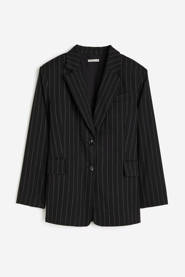 Oversized twill blazer | H&M (UK, MY, IN, SG, PH, TW, HK)