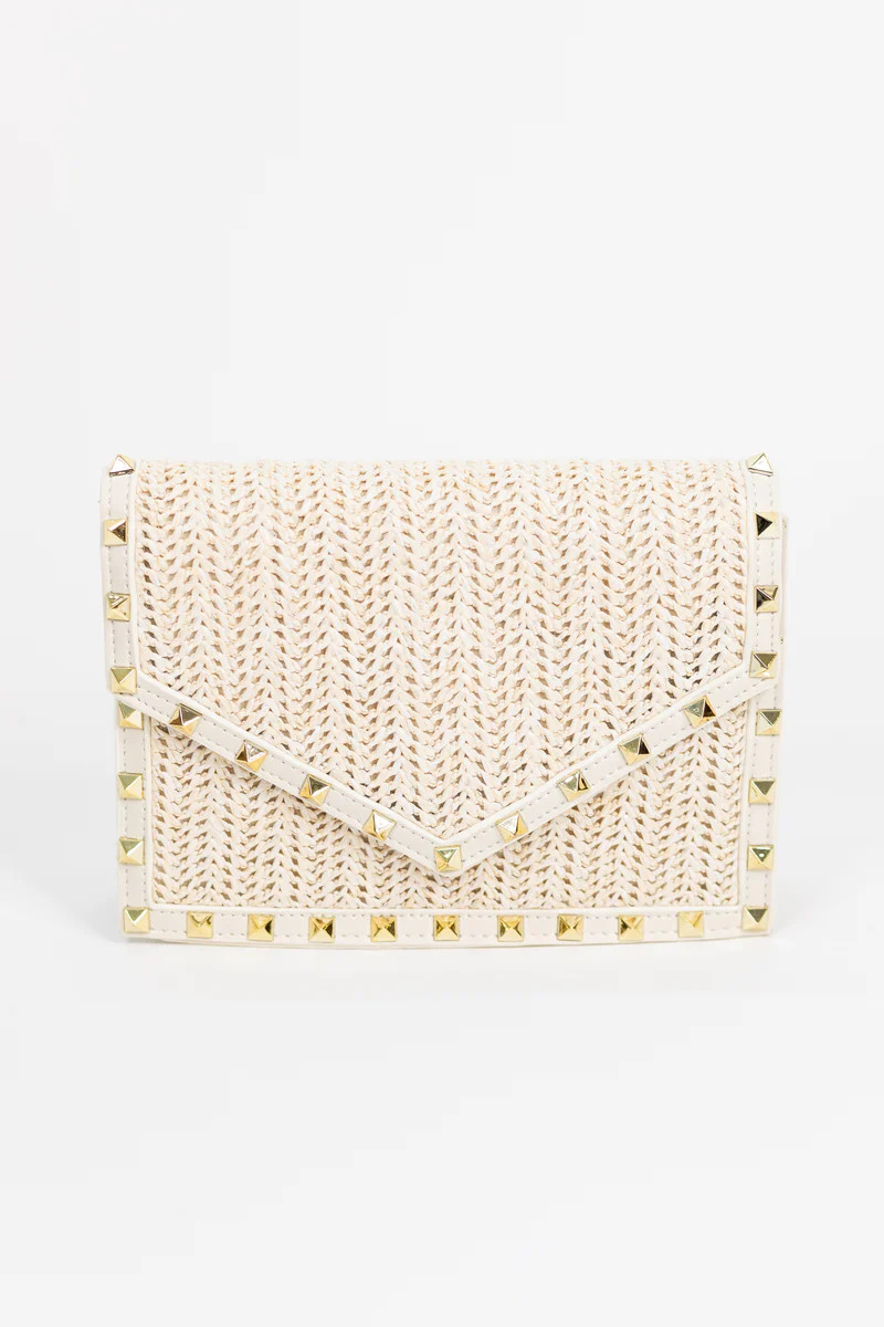 Paris Studded Bag- Natural | Avara