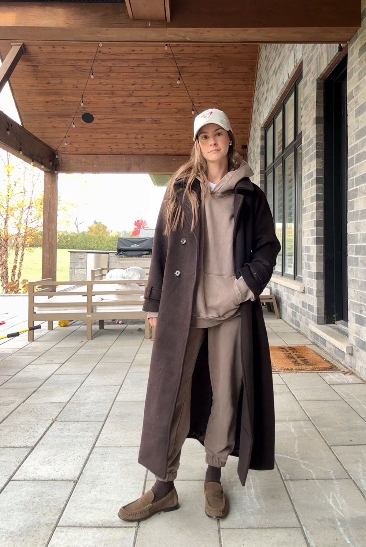 Loungewear but make it chic with a long wool coat! 

#LTKcanada #LTKstyletip #LTKfall