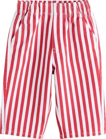 NEXT Kids' Stripe Cotton Twill Pull-On Pants | Nordstrom | Nordstrom