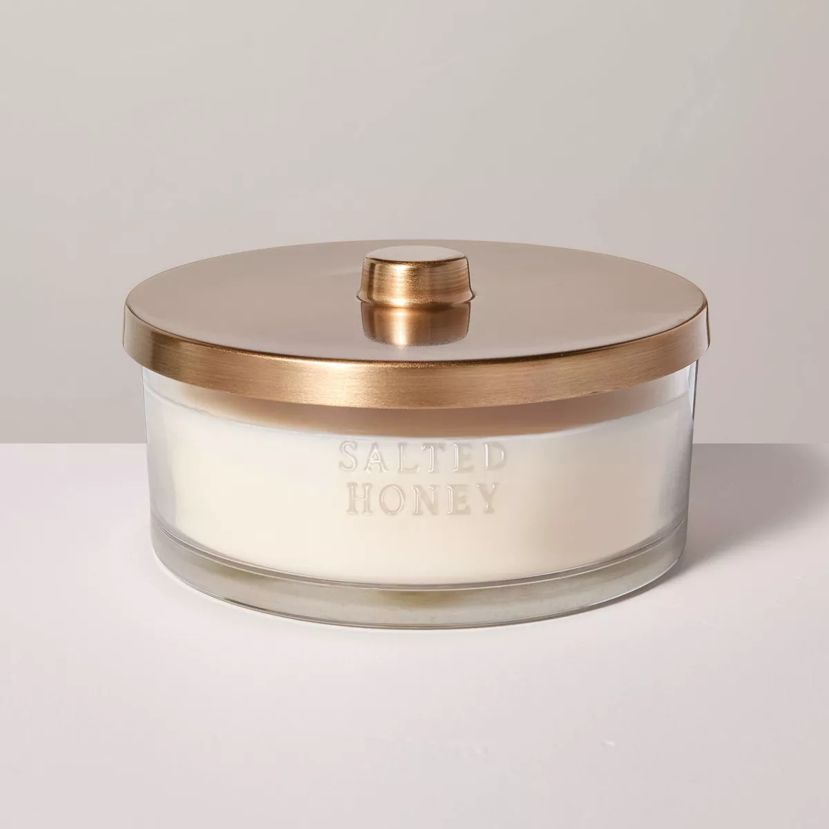 5 Wick Glass Salted Honey Jar Candle 34oz - Hearth & Hand™ with Magnolia | Target