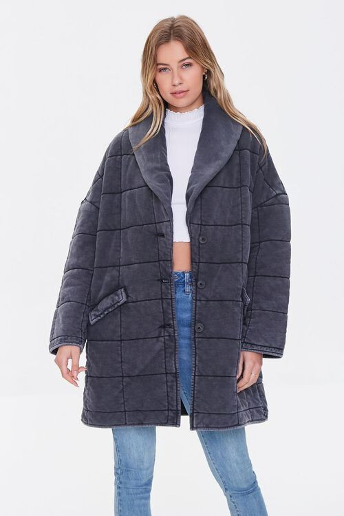 Quilted Longline Jacket | Forever 21 (US)