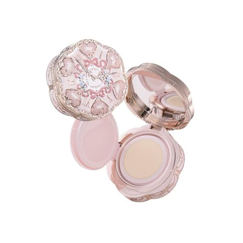 Flower Knows Bunny Garden Cushion Cream Foundation,Buildable Coverage with Long-Lasting&Lightweight Color,Moisture,Natural Stain Glowy Finish Makeup,Vegan,Perfect Face Makeup Gift(N02 Neutral Ivory) | Amazon (US)