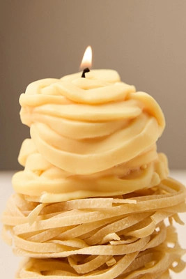 Nata Tagliatelle Pasta Shaped Wax Candle | Anthropologie (US)