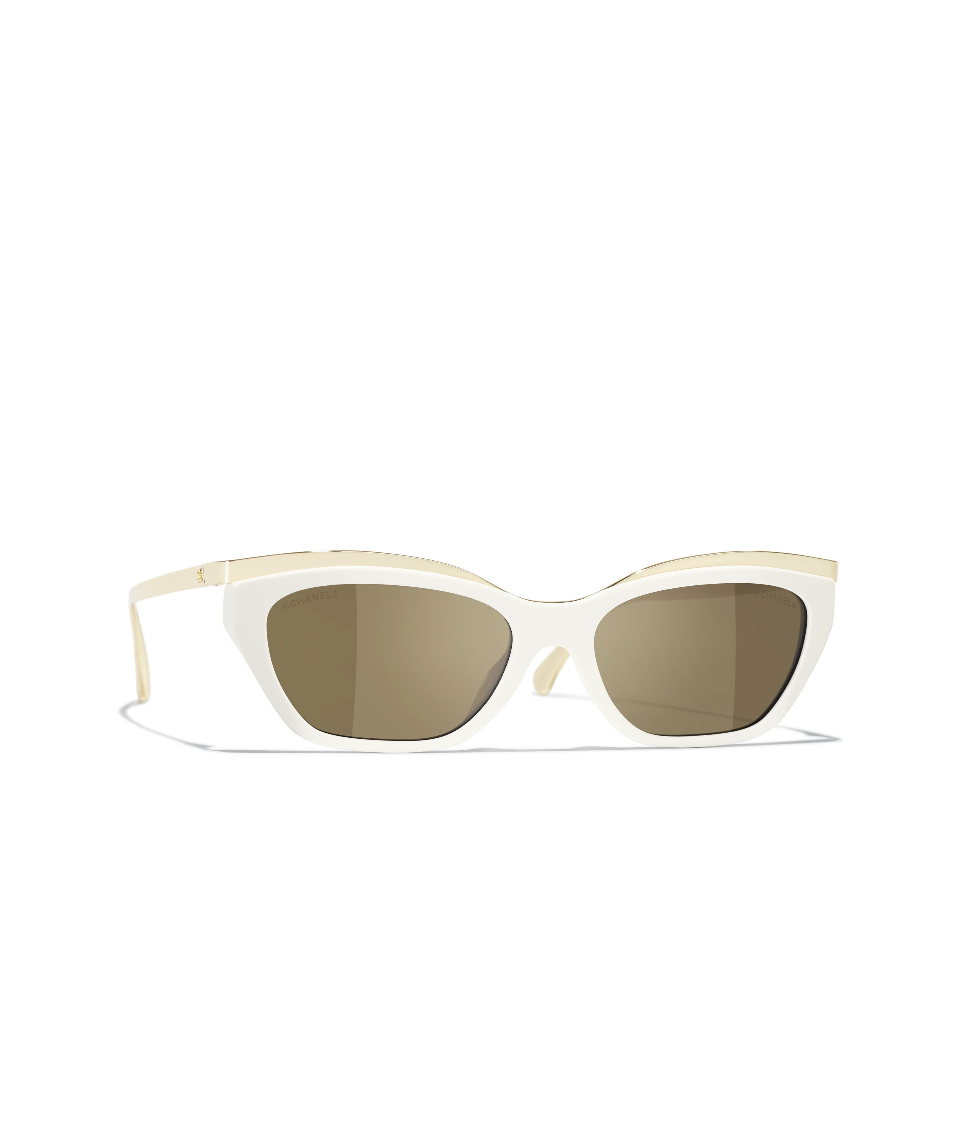 CHANEL Sunglasses: Cat Eye Sunglasses, acetate &amp; metal &mdash; Fashion | CHANEL | CHANEL | Chanel, Inc. (US)