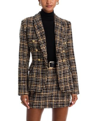 AQUA Cutaway Tweed Jacket - Exclusive   | Bloomingdale's Women | Bloomingdale's (US)
