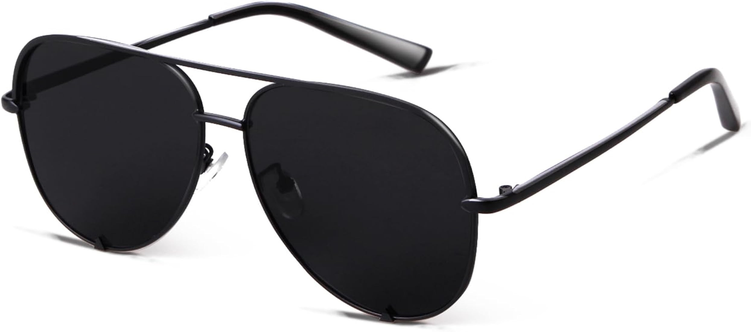 SORVINO Aviator Sunglasses for Women Classic Oversized Sun Glasses UV400 Protection (B-Black/Blac... | Amazon (US)