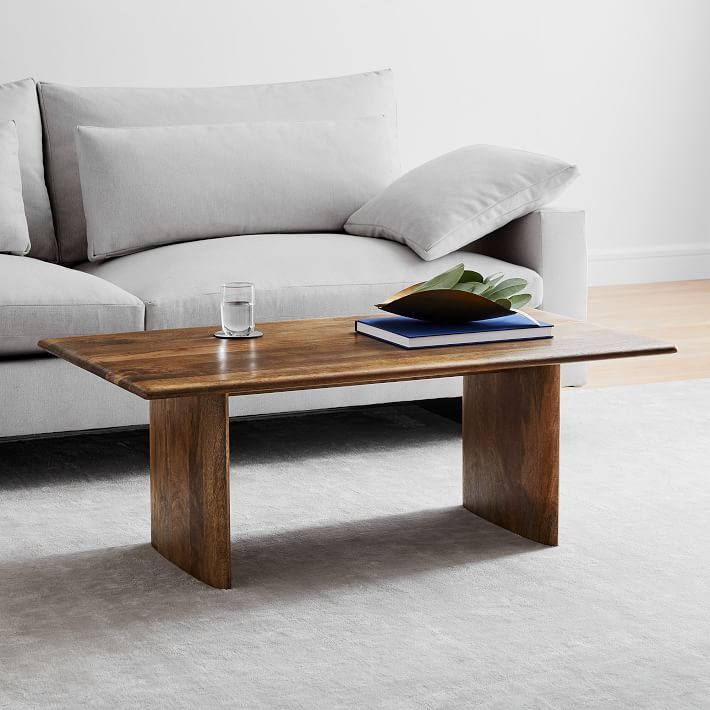 Anton Solid Wood Coffee Table - Rectangle | West Elm (US)