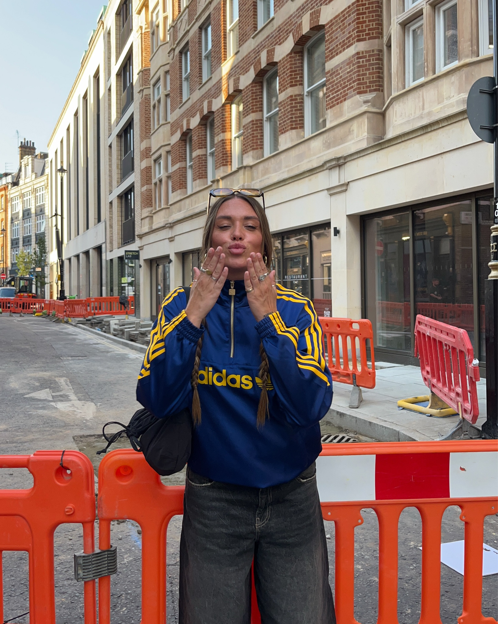 She’s serving Sporty Spice ✨ Wearing an Adidas sports jacket with baggy black denim jorts paired with Adidas Superstars! #adidas #adidasoriginals #jortsoutfit #tomboystyle #tomboyoutfit 

#LTKautumn #FashionMonth #LTKuk
