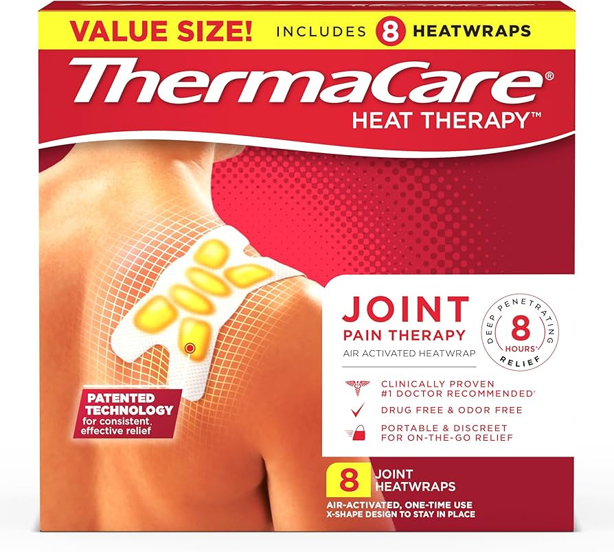 Amazon.com : ThermaCare Adhesive Portable Heating Pad, Disposable Joint Therapy Pain Relief Heat ... | Amazon (US)
