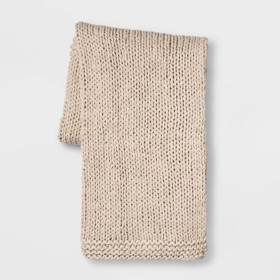 Chunky Knit Throw Blankets - Threshold™ | Target