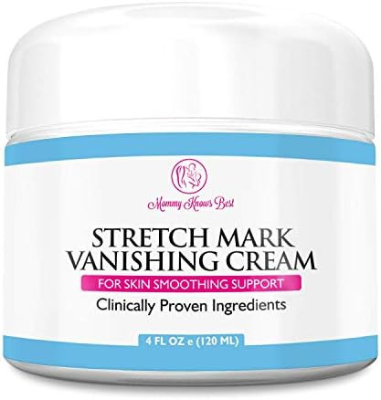 Stretch Mark Cream for Pregnancy & Scar Removal - 100% Retinol Free - Mommy Knows Best Maternity ... | Amazon (US)