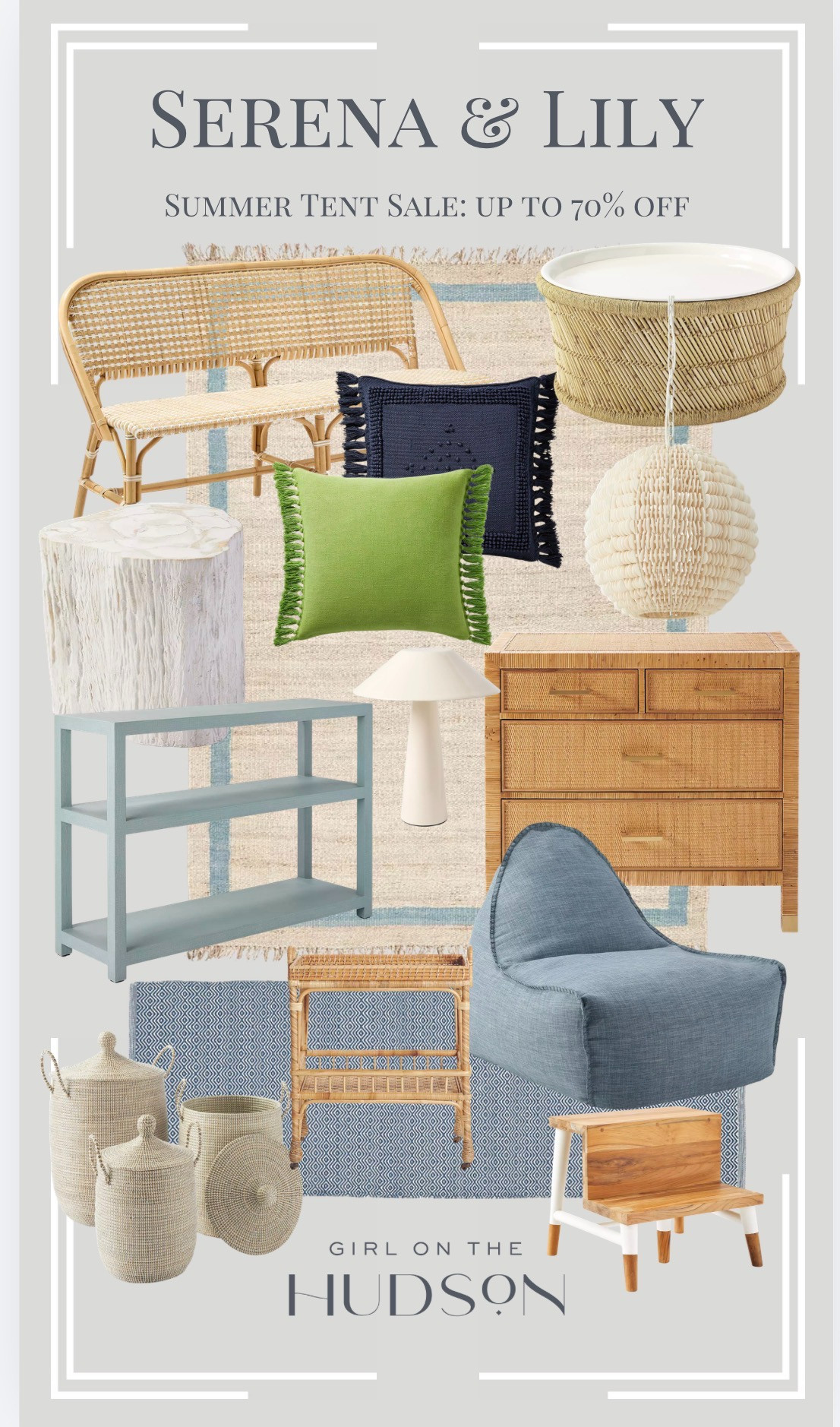 My picks for furniture, lighting, rugs and accessories from the Serena & Lily tent sale! Up to 60% off (some of these pieces are favorites that I've never seen discounted like this before!!)

#LTKdayinmylife #LTKHome #LTKSaleAlert