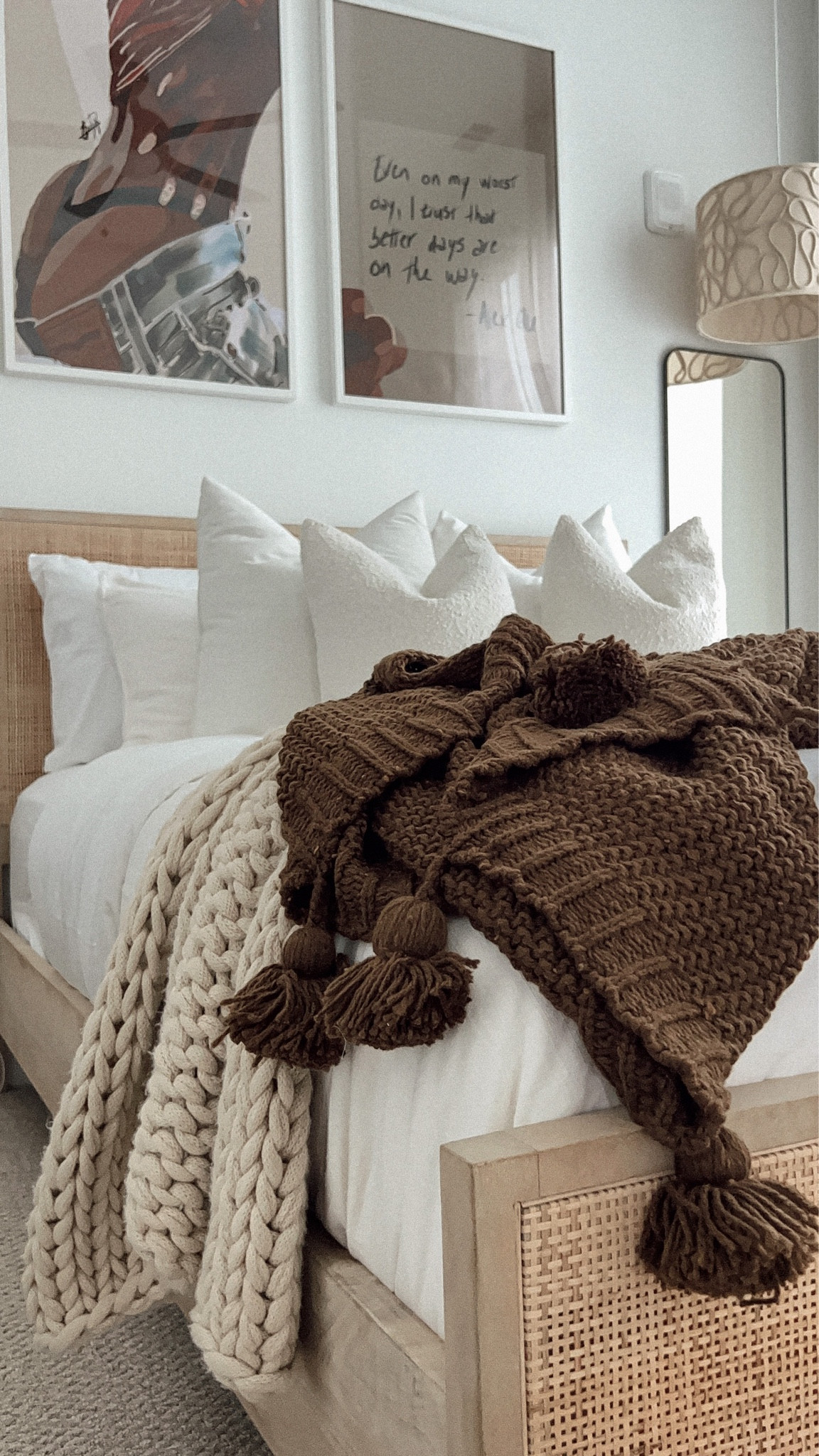 my fave throw blanket duo to add some texture to my bedding 🤎

#LTKhome #LTKSeasonal