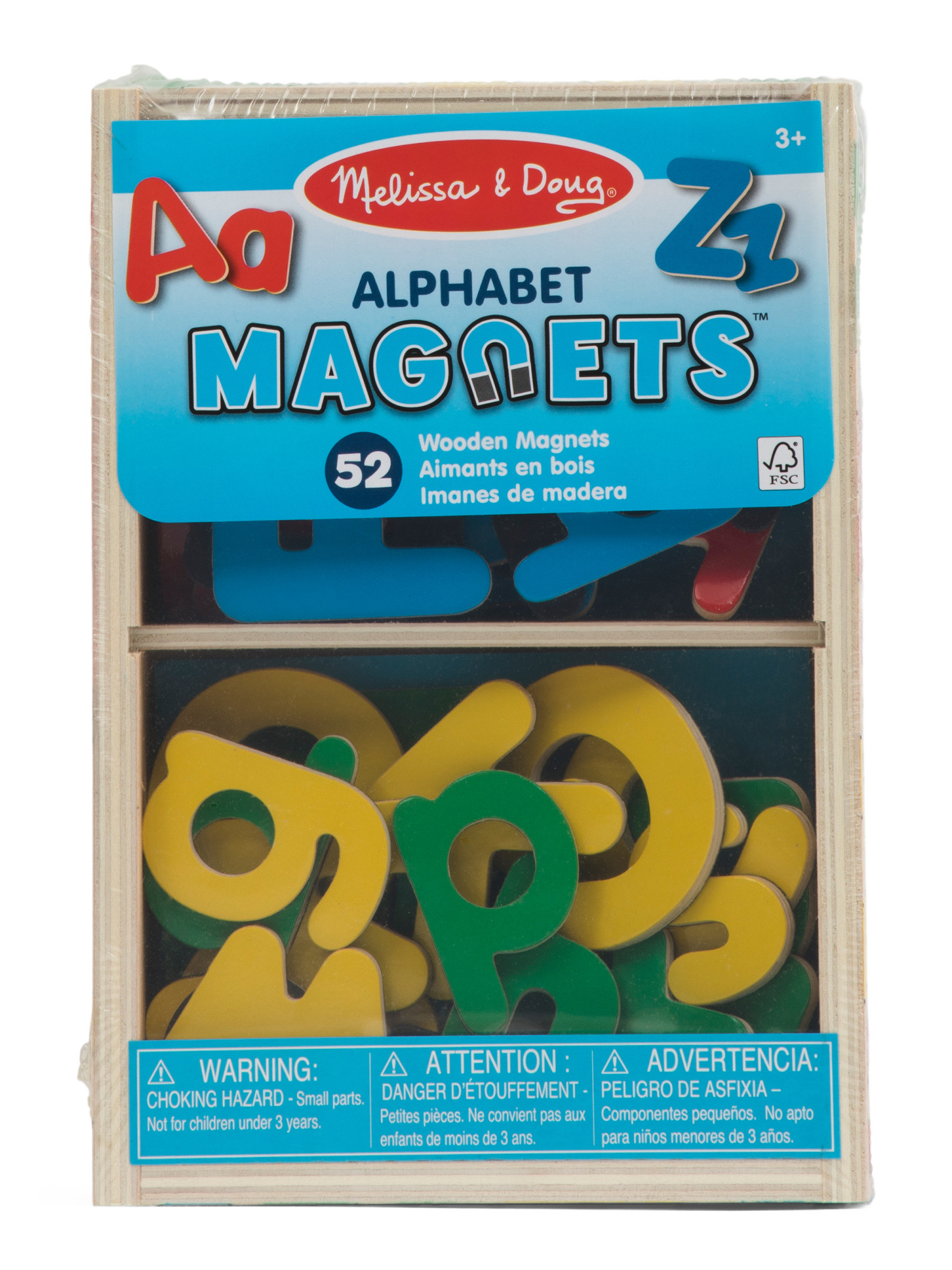 52pc Magnetic Wooden Alphabet Set | Marshalls