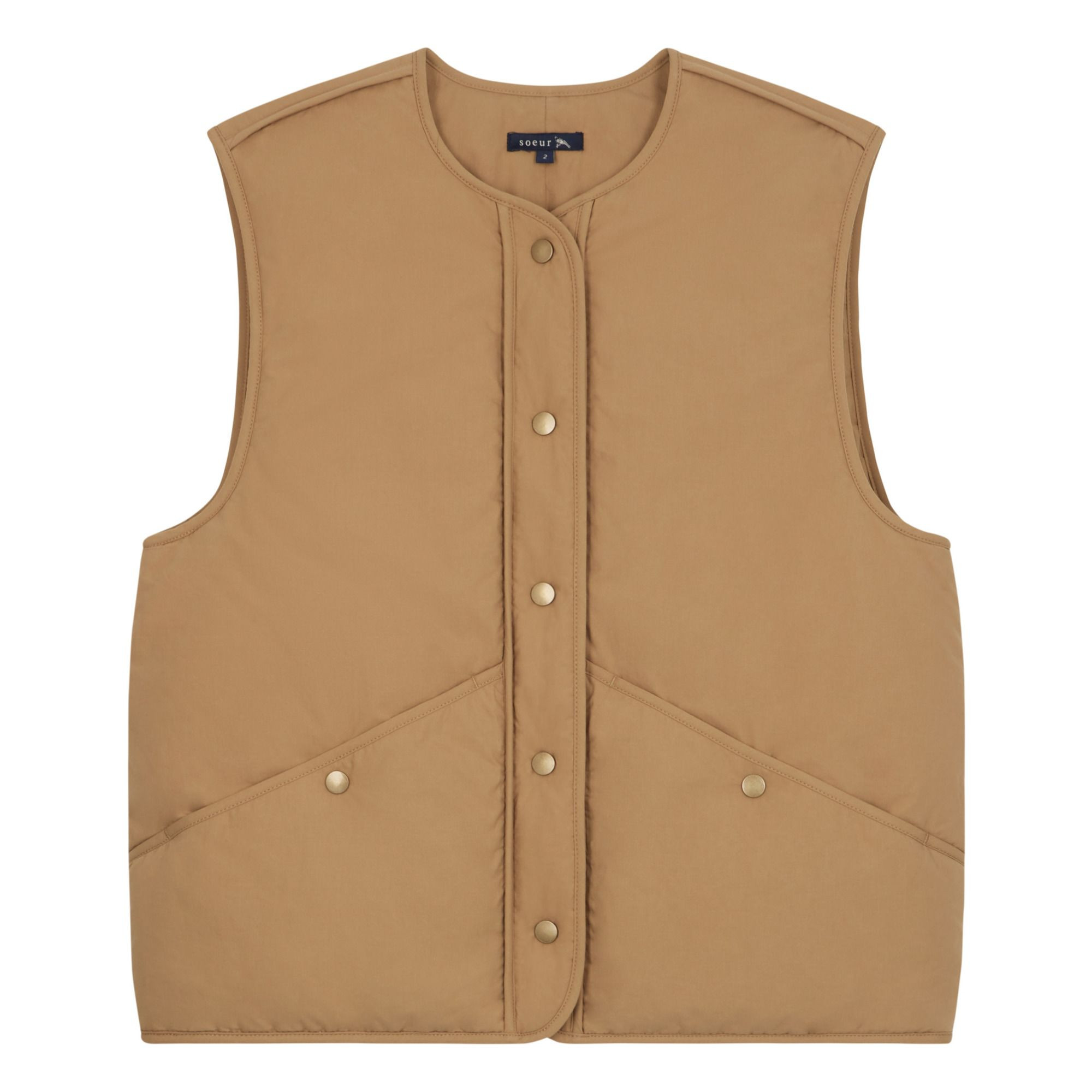Veste Matelassée Sans Manches Wismar | Beige | Smallable