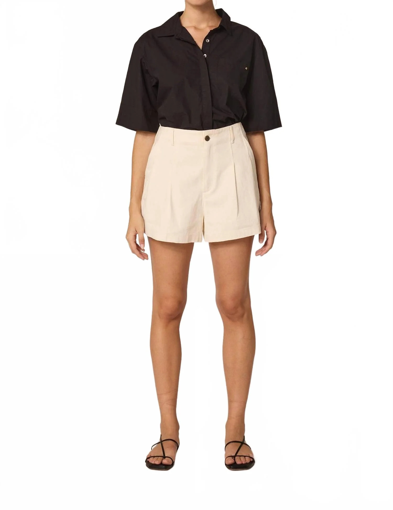 Austin Shorts In Ivory | Shop Simon