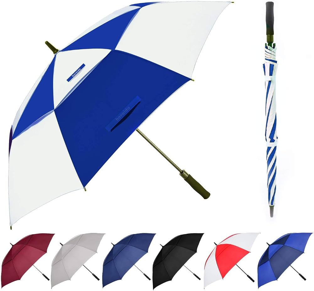54/62/68/72 Inch Large Golf Umbrella Windproof Auto Open for Rain | Amazon (US)