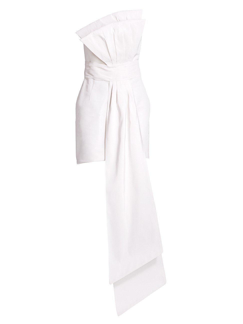 Estelle Front-Drape Silk Mini Sheath Dress | Saks Fifth Avenue